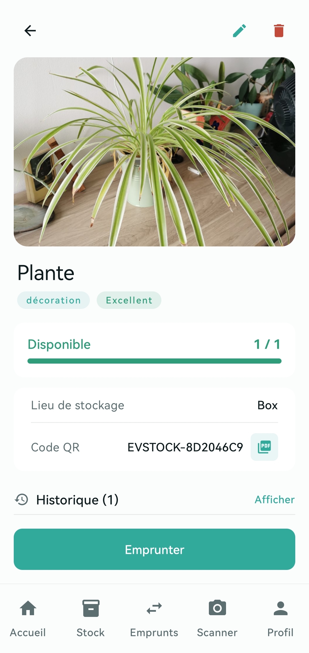 Détail article